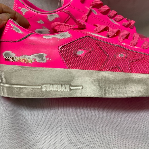 NIB Golden Goose Stardan Hot Pink Sneaker, 40 - Picture 11 of 15